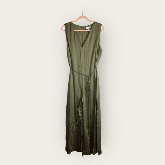 NWT | Ettitude | Sleeveless Jumpsuit | Olive Green | XL - Picture 2 of 13